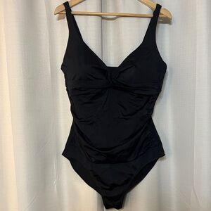 Swimsuits For All Black One-Piece Swimsuit
